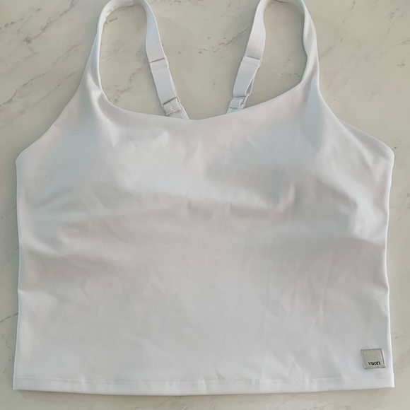 Vuori Tops - Vuori Dynamic Tank Size Large White Racerback